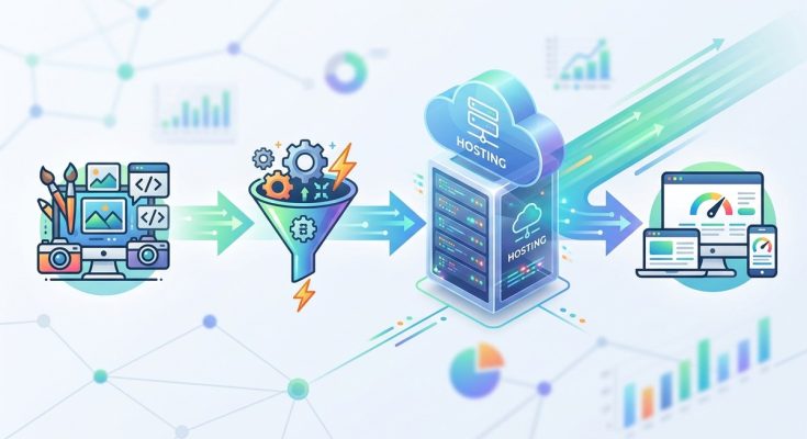 Как создать визуальный контент, ускоряющий работу сайта на хостинге