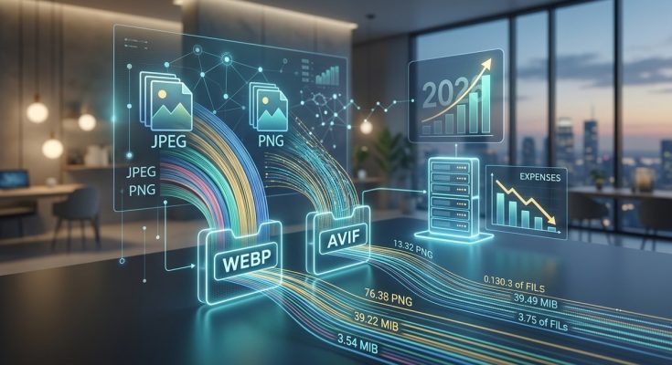 Как использовать WebP и AVIF для сокращения расходов на хостинг изображений в 2026 году